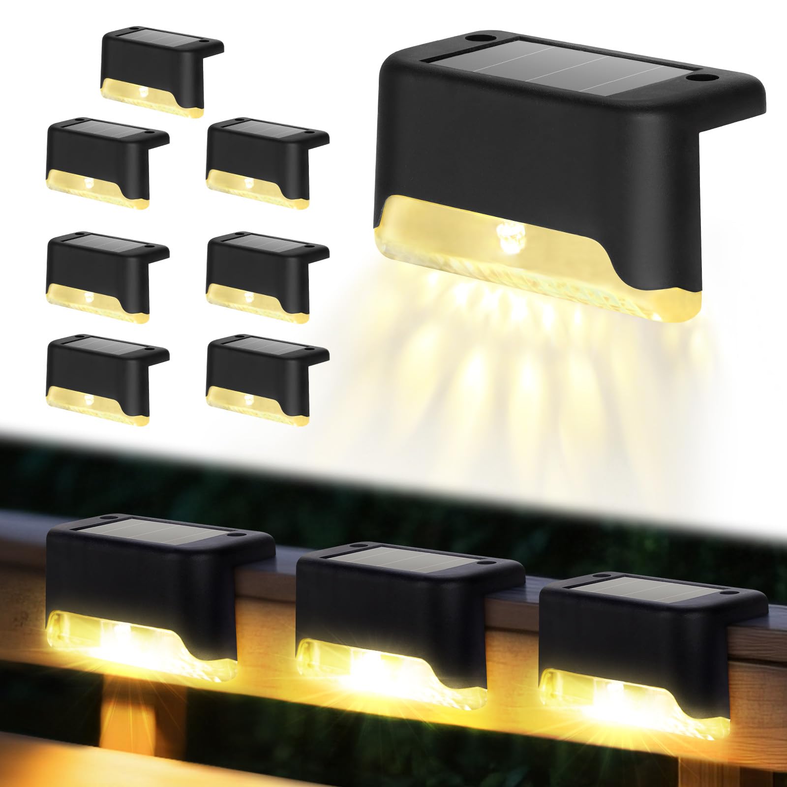 Outdoor Lighting For Fence - Solar Güverte Lambaları, Merdivenler, Basamaklar, Çitler,