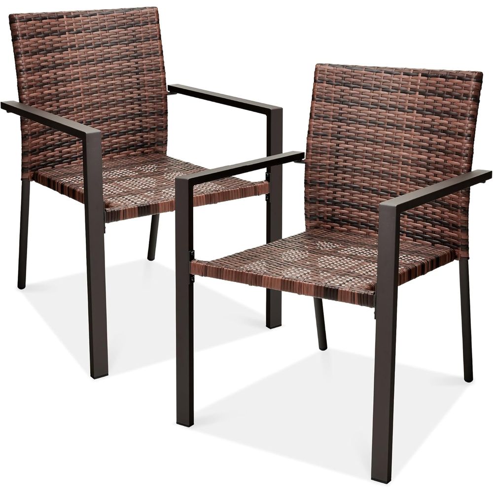 Outdoor Lighting Deck - 2'li Set, İstiflenebilir Açık Hava Hasır