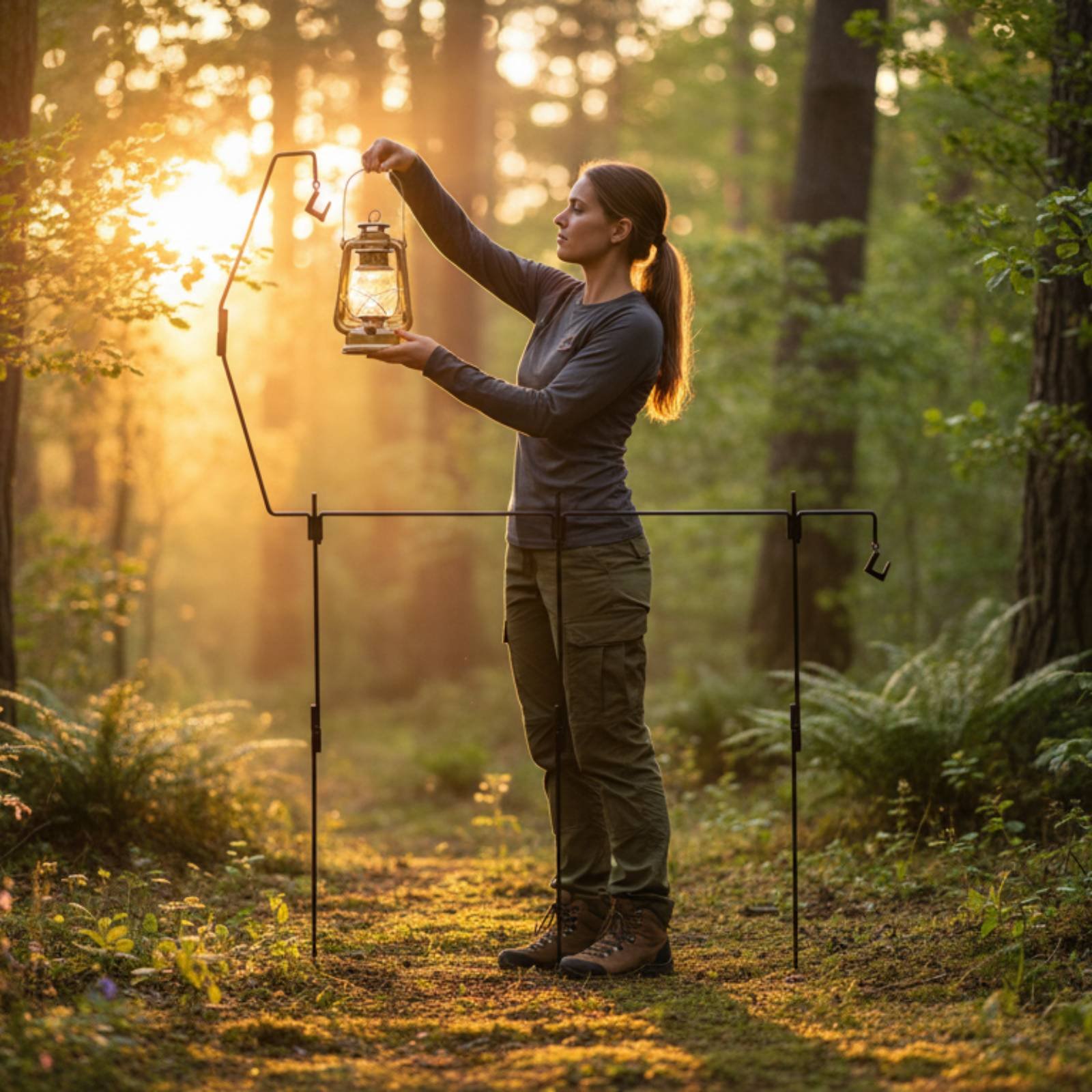 Hanging Outdoor Lighting - Kamp Fener Standı Ayrılabilir Kamp Işık