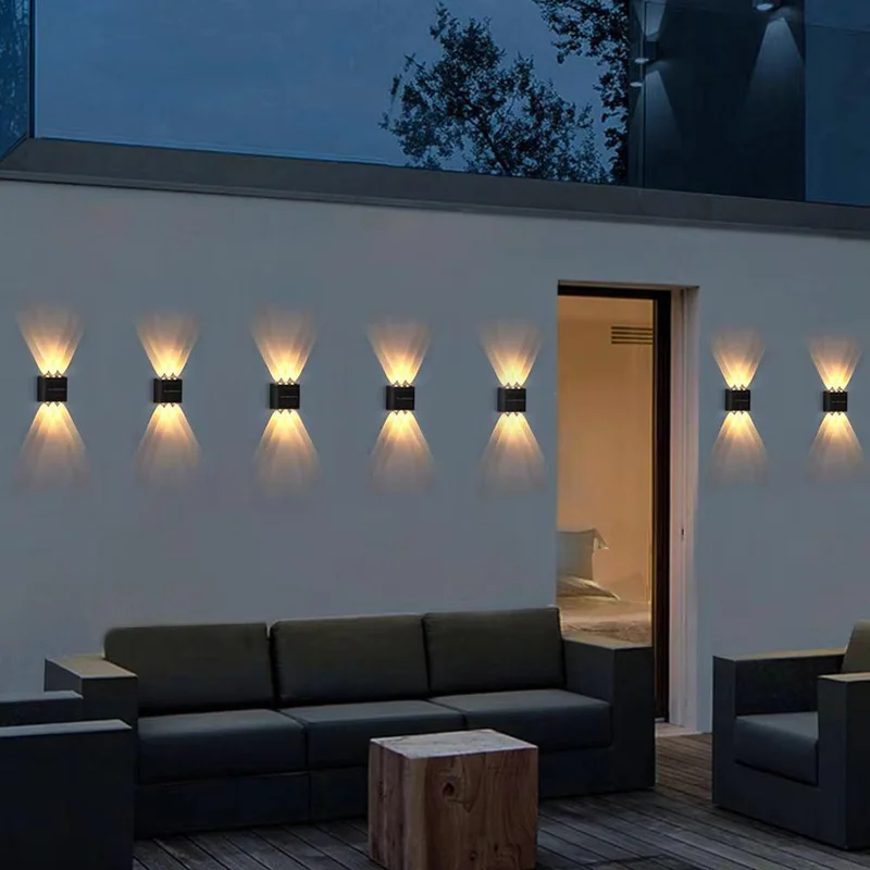 Outdoor Lighting For Fence - Güneş enerjili LED dış mekan duvar
