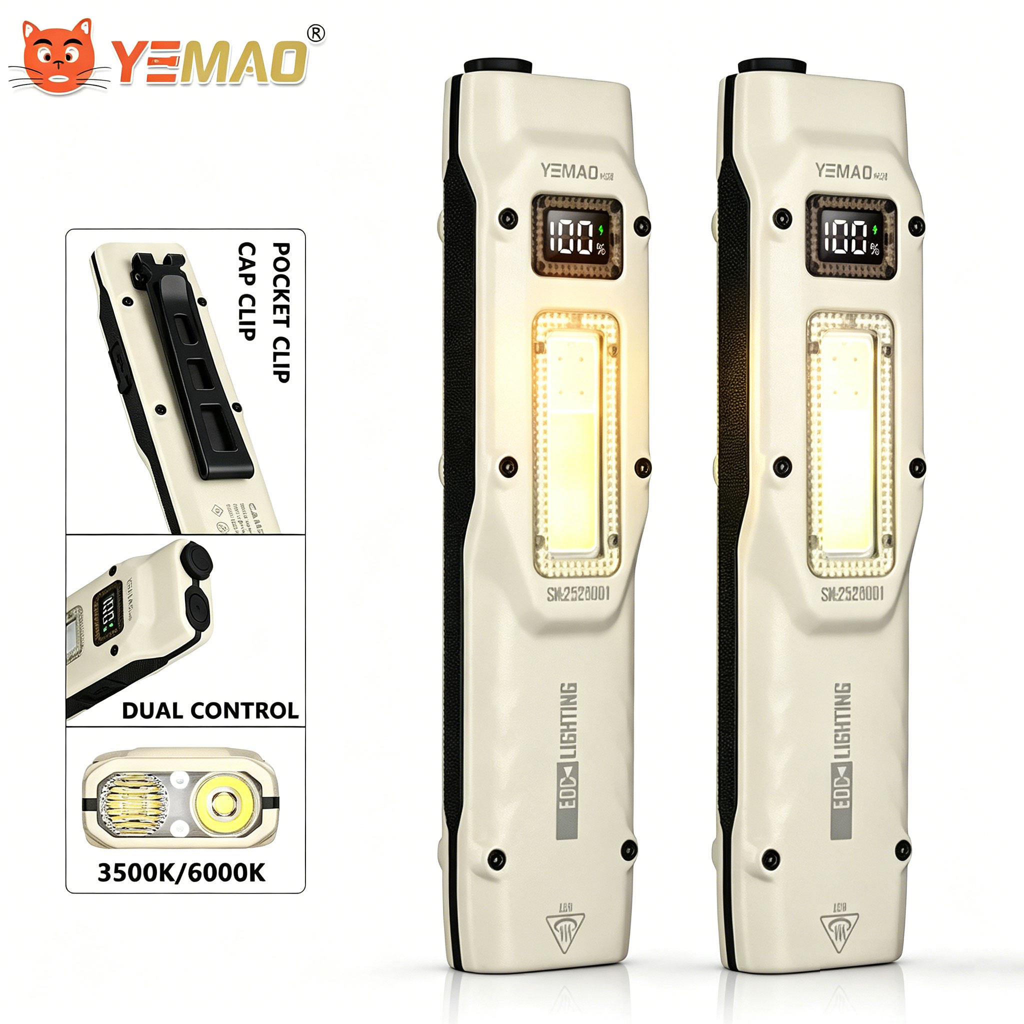 Outdoor Lighting House - Taşınabilir 880LM YEMAO M28 Ultra-ince Taktik