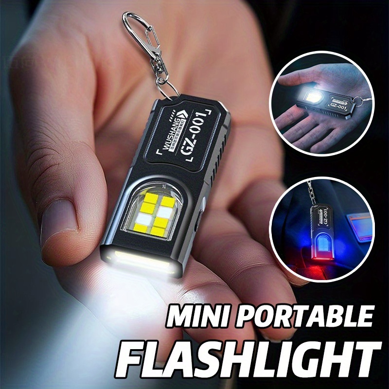 Hanging Outdoor Lighting - Güçlü Mini COB LED Anahtarlık Feneri