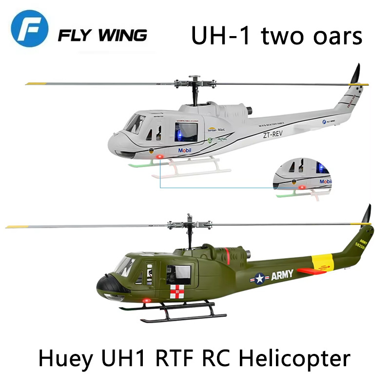 Outdoor Lighting Cable Uk - FLYWING UH1 uzaktan kumandalı helikopter LED