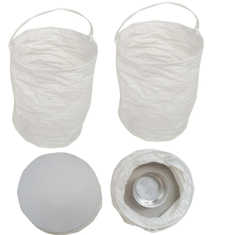 Outdoor Lighting Year Round - 4 adet DIY Beyaz Düz Kağıt