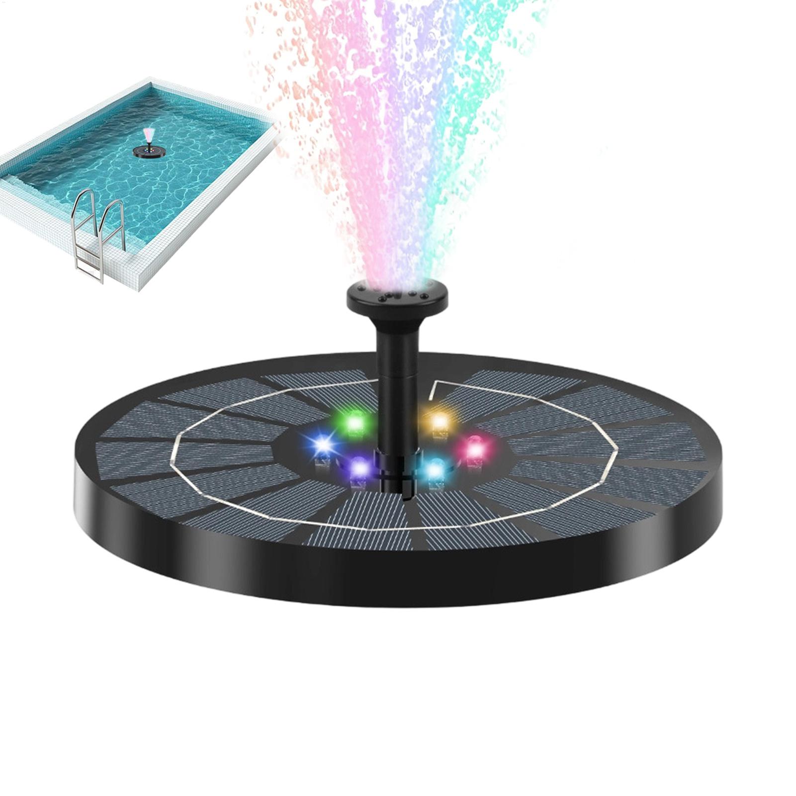Outdoor Lighting Deck - Işıklı Kuş Banyosu Çeşmesi, Güneş Enerjili