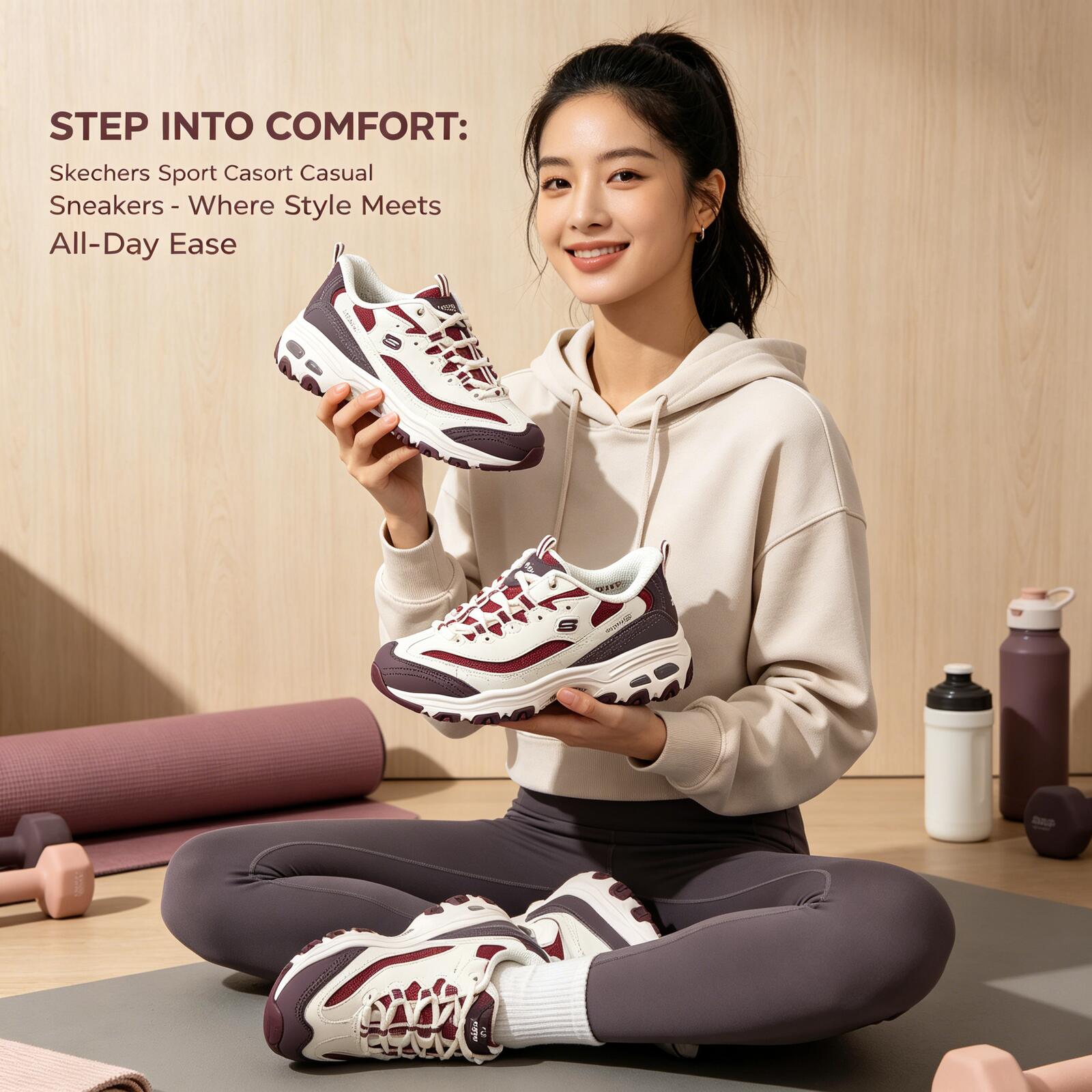 Outdoor Lighting Hong Kong - Skechers Kadın Nefes Alabilen Konfor Kalın