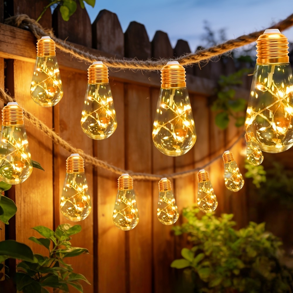 Outdoor Lighting For Fence - 10/20LED Açık Hava Güneş Enerjili Işık