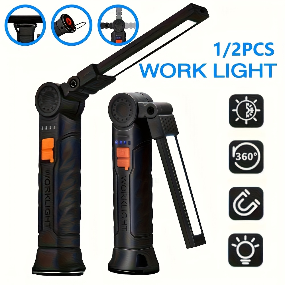 Hanging Outdoor Lighting - Taşınabilir COB LED El Feneri Şarj