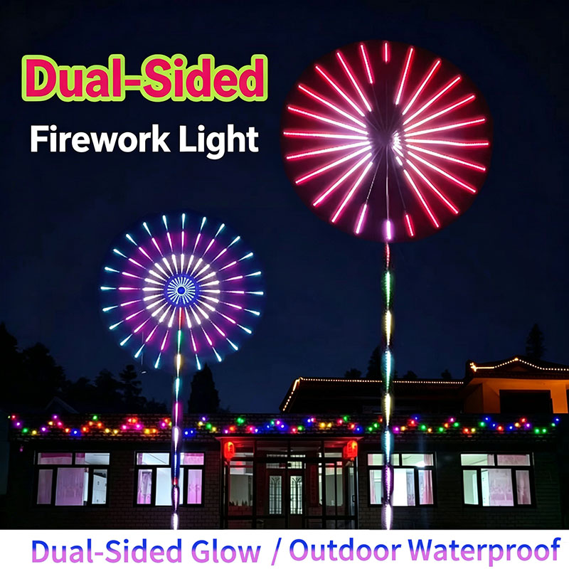Outdoor Lighting Year Round - 24 Tüp Yeni Yıl RGB Havai