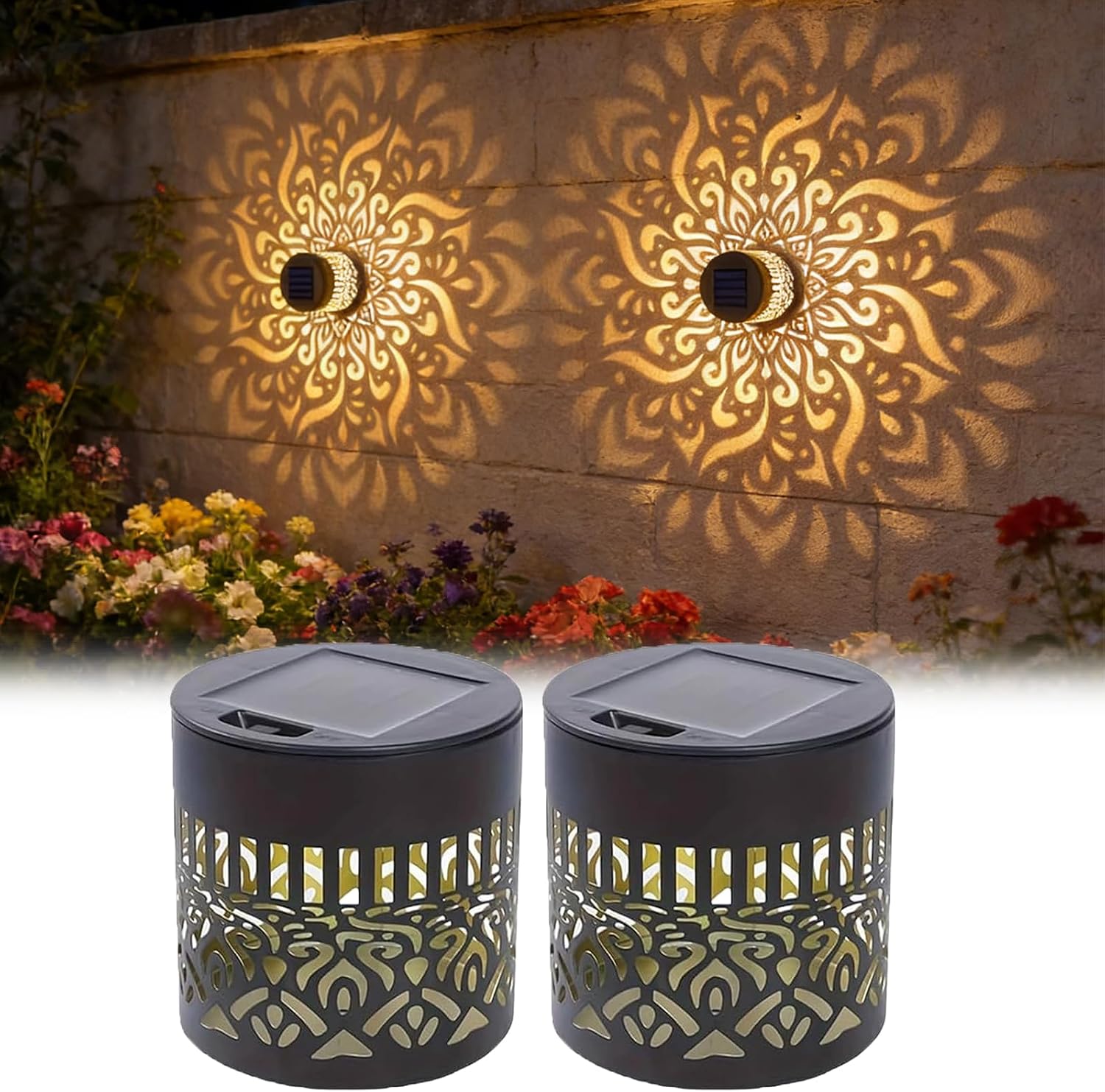 Outdoor Lighting Deck - 2'li Paket Güneş Enerjili Bahçe Lambaları