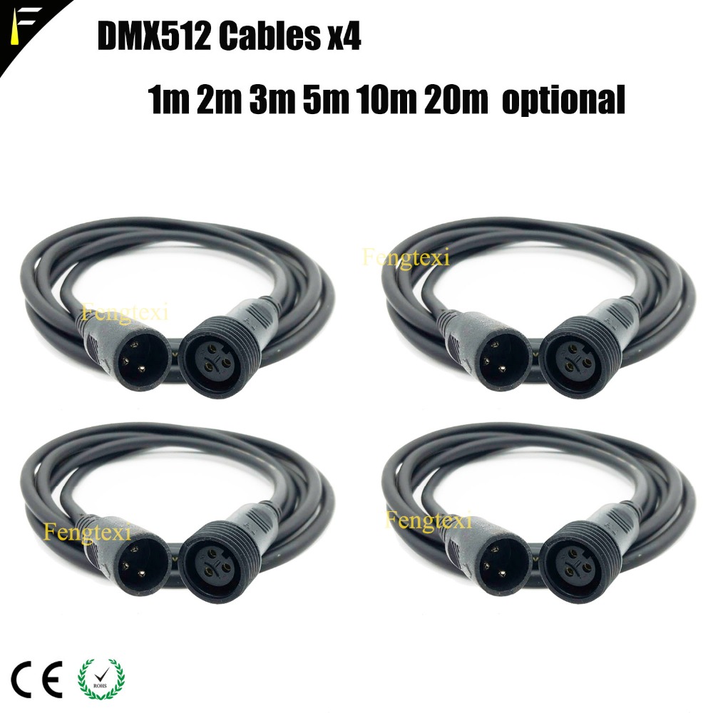 Outdoor Lighting Cable Uk - 4xLOT açık DMX uzatma kablosu IP65
