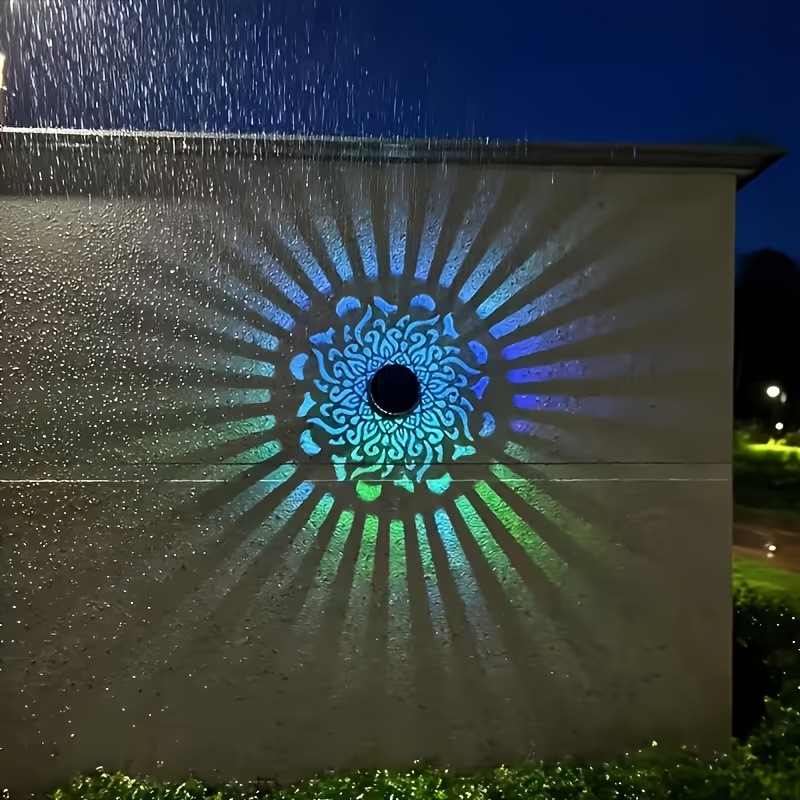 Outdoor Lighting Ground - Güneş enerjili LED duvar lambası Mandala