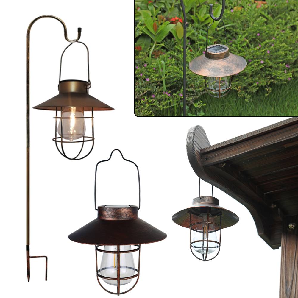 Outdoor Lighting Chandelier - Güneş Retro kamp feneri su geçirmez
