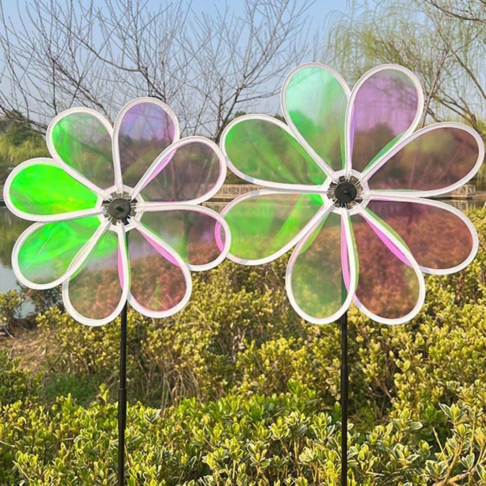 Color Changing Outdoor - 1 adet topraklama monteli sekiz yapraklı