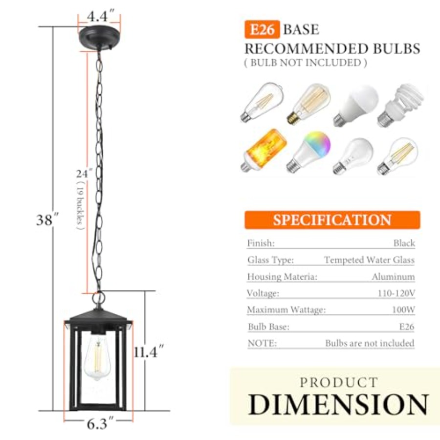 Veranda Avizesi için Dış Mekan - Outdoor Lighting Chandelier incelemesi ve fiyatı