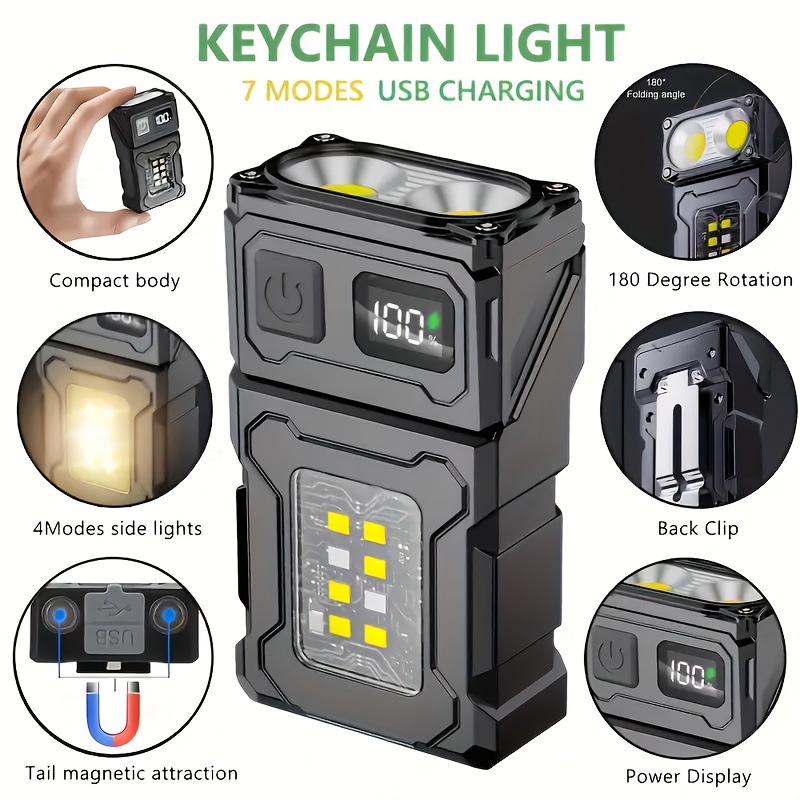 Mini Şarj Edilebilir LED Cep F - Outdoor Lighting House incelemesi ve fiyatı