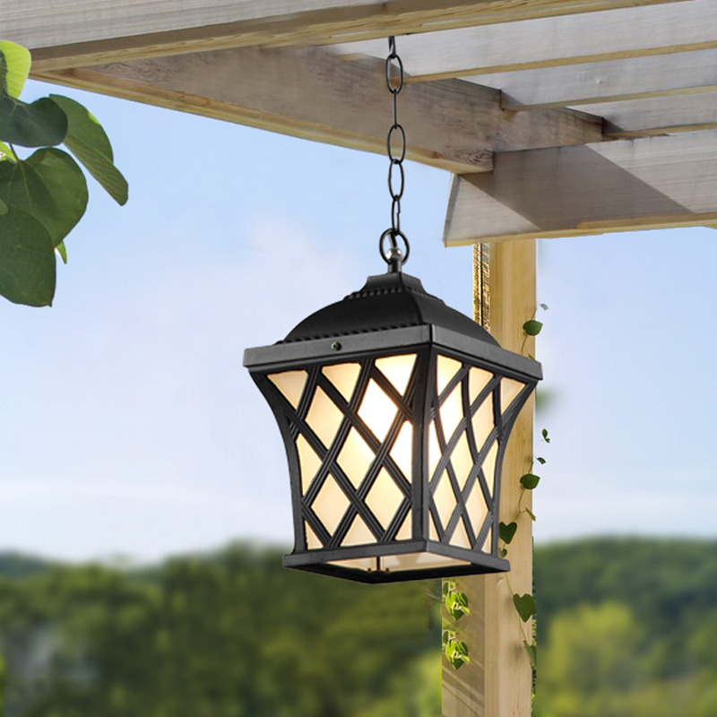 Avrupa Retro LED Su Geçirmez S - Outdoor Lighting Chandelier incelemesi ve fiyatı
