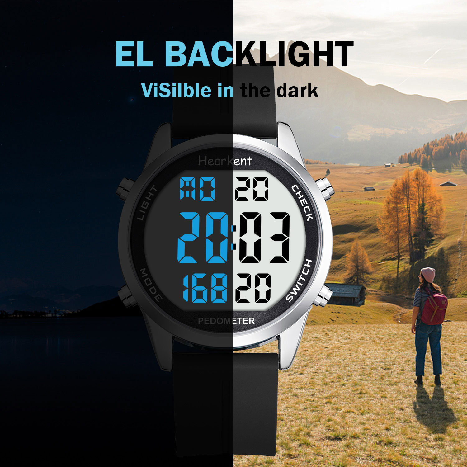 Hearkent Pedometre İzle Erkekl - Outdoor Lighting Deck incelemesi ve fiyatı