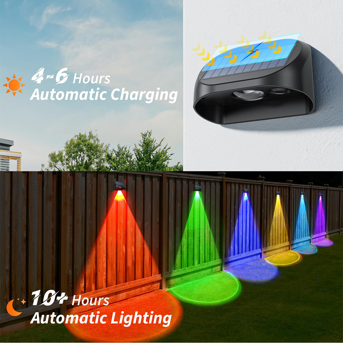 Güneş duvar lambası güneş çit  - Outdoor Lighting Deck incelemesi ve fiyatı