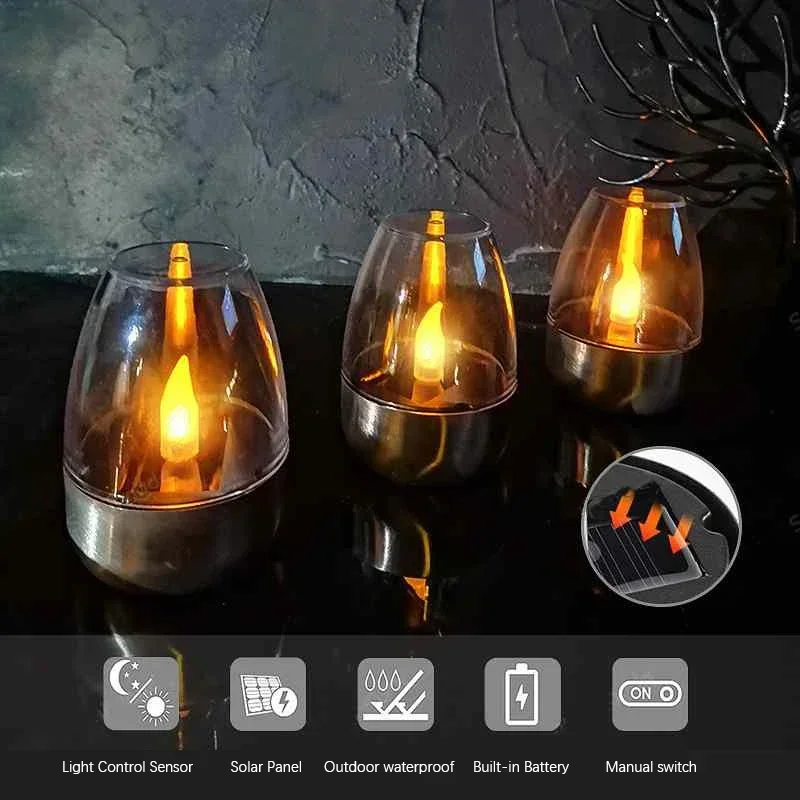 LED Paslanmaz Çelik Güneş Mum  - Outdoor Lighting Deck incelemesi ve fiyatı