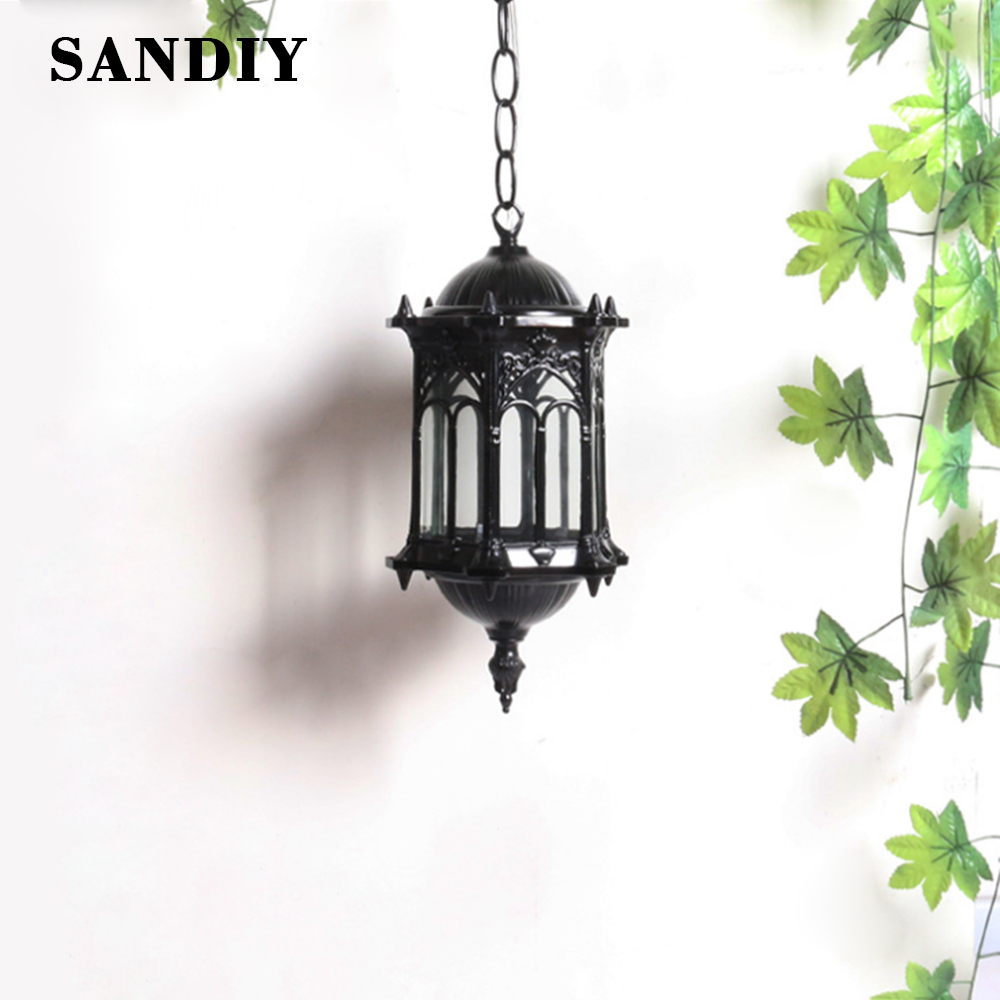 SANDIY Açık Sarkıt Retro Asın  - Outdoor Lighting Chandelier incelemesi ve fiyatı