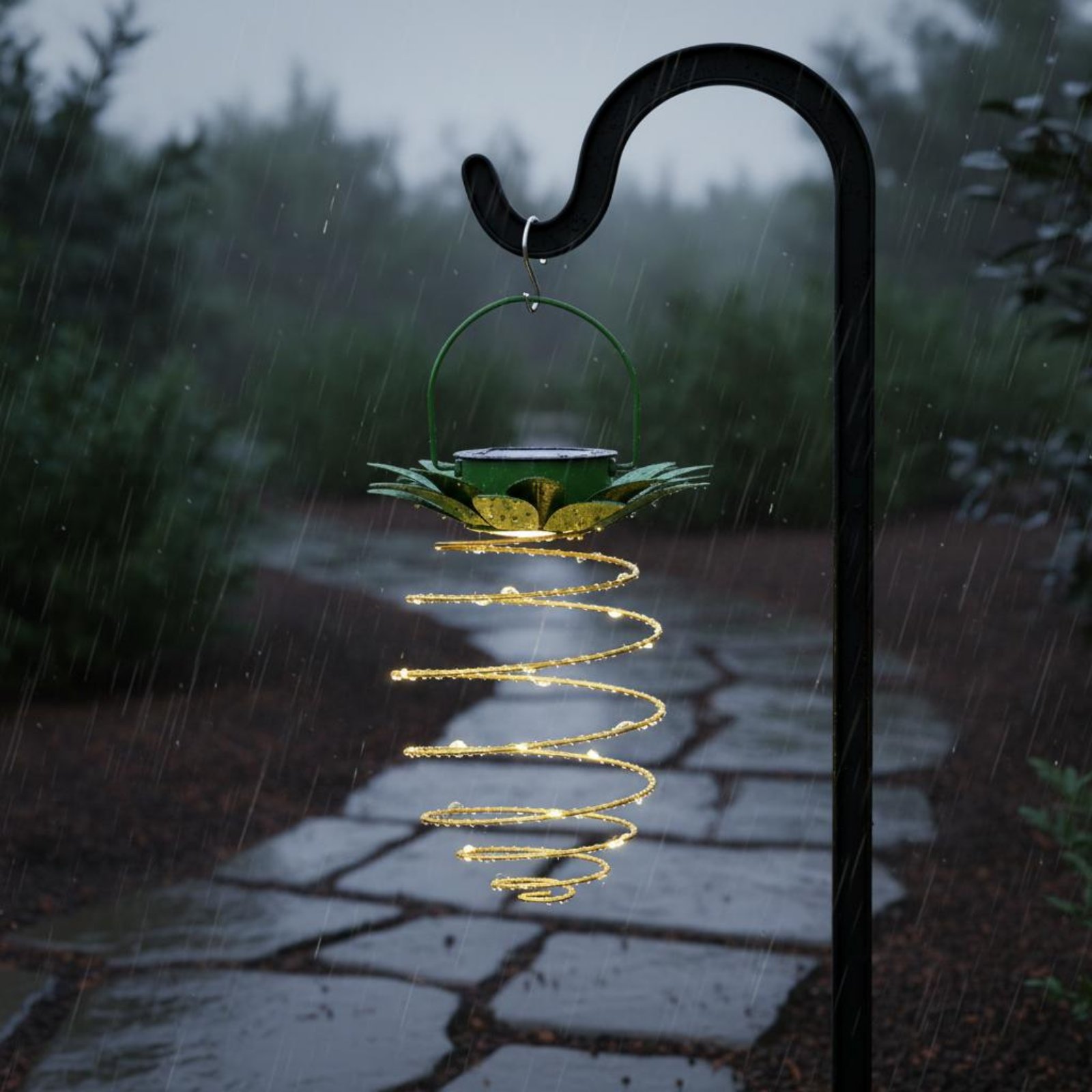 2 adet güneş enerjili ananas l - Hanging Outdoor Lighting incelemesi ve fiyatı