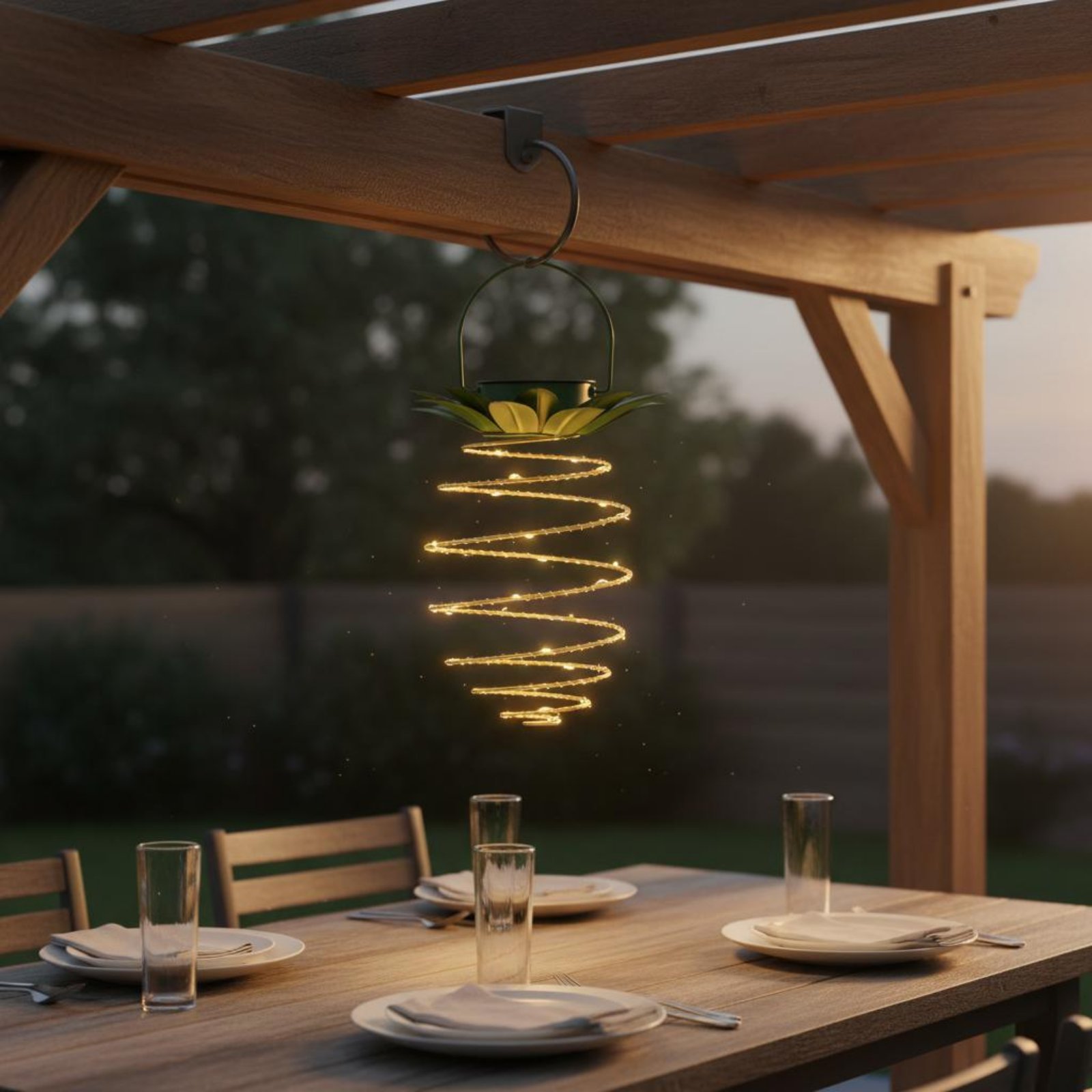 2 adet güneş enerjili ananas l - Hanging Outdoor Lighting incelemesi ve fiyatı