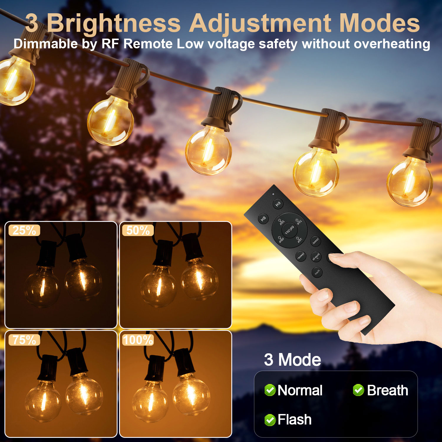 15M 30M Led G40 Dize Işık 24V  - Outdoor Lighting Year Round incelemesi ve fiyatı