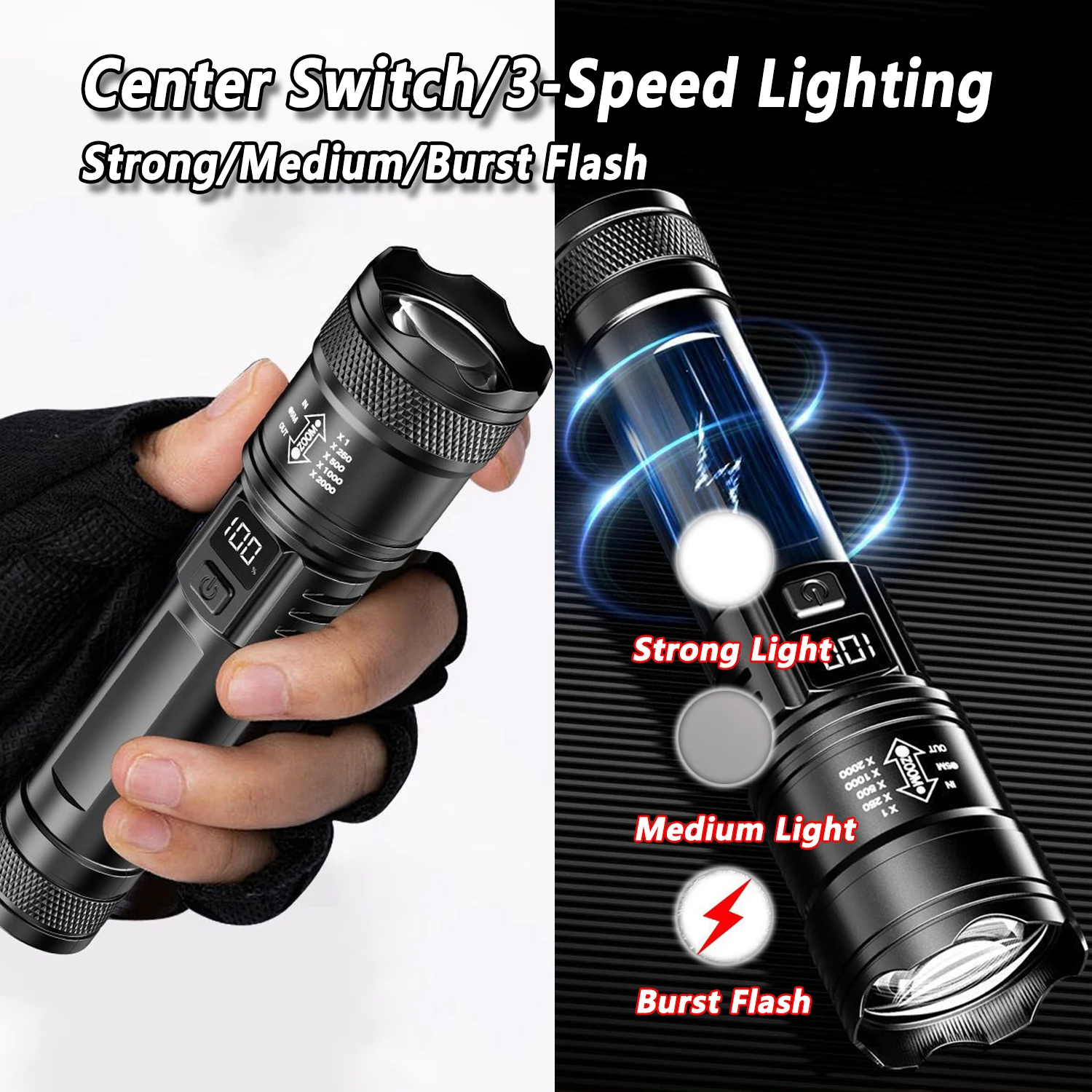 Ultra Parlak LED El Feneri 200 - Outdoor Lighting House incelemesi ve fiyatı
