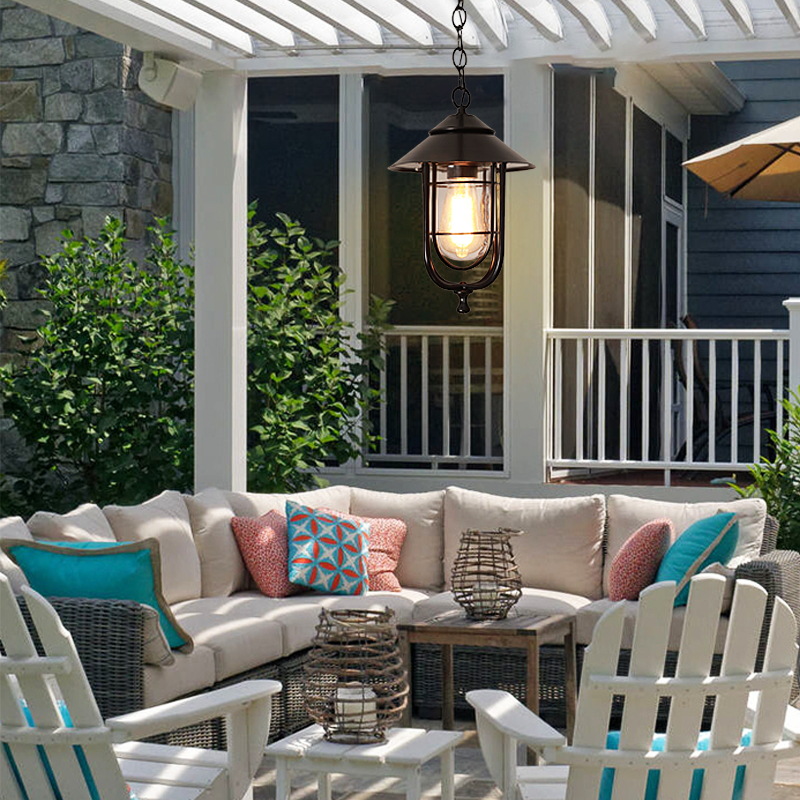 Açık avizeler Vintage Loft kol - Outdoor Lighting Chandelier incelemesi ve fiyatı