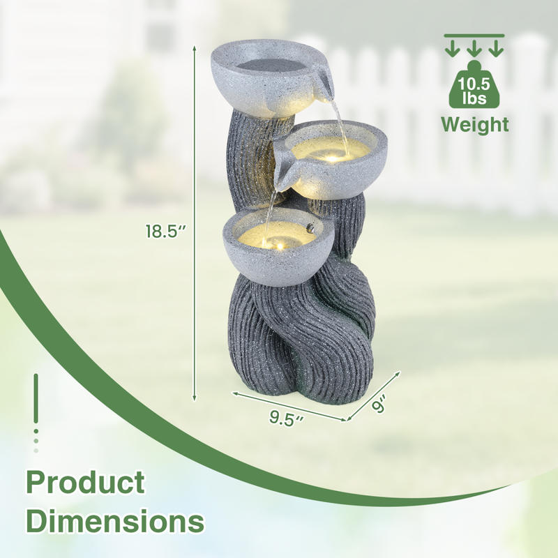 3 Katlı LED Işıklı Dış Mekan S - Outdoor Lighting Deck incelemesi ve fiyatı