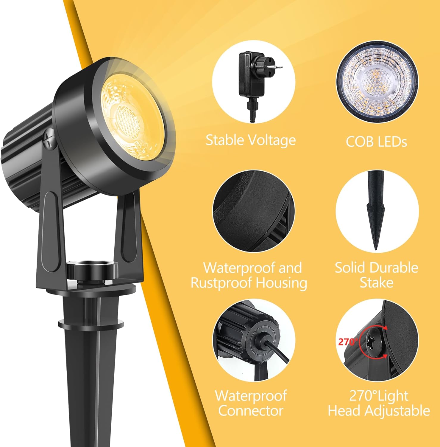 4/6/8LEDS 3000K Açık Spot Peyz - Outdoor Lighting Uk incelemesi ve fiyatı