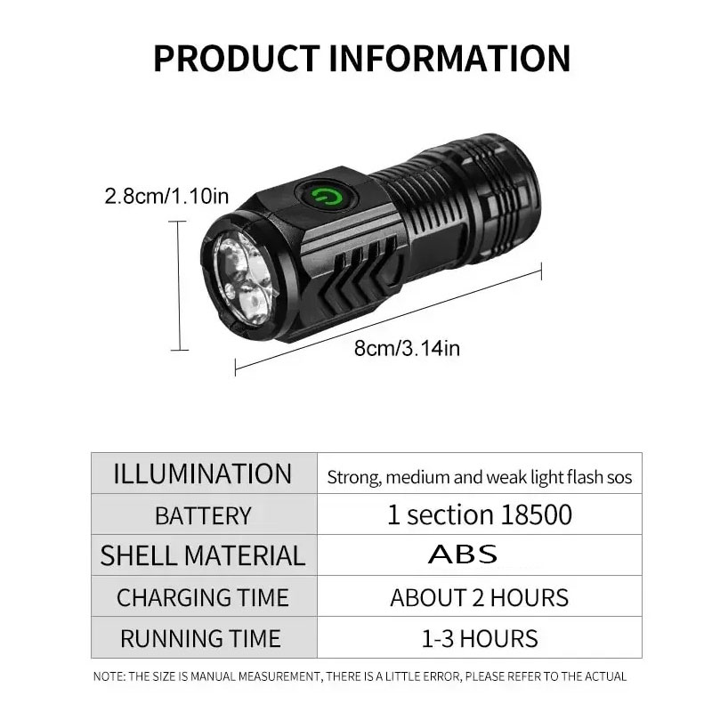 Kalem Klipsli Mini 3LED El Fen - Outdoor Lighting Diy incelemesi ve fiyatı