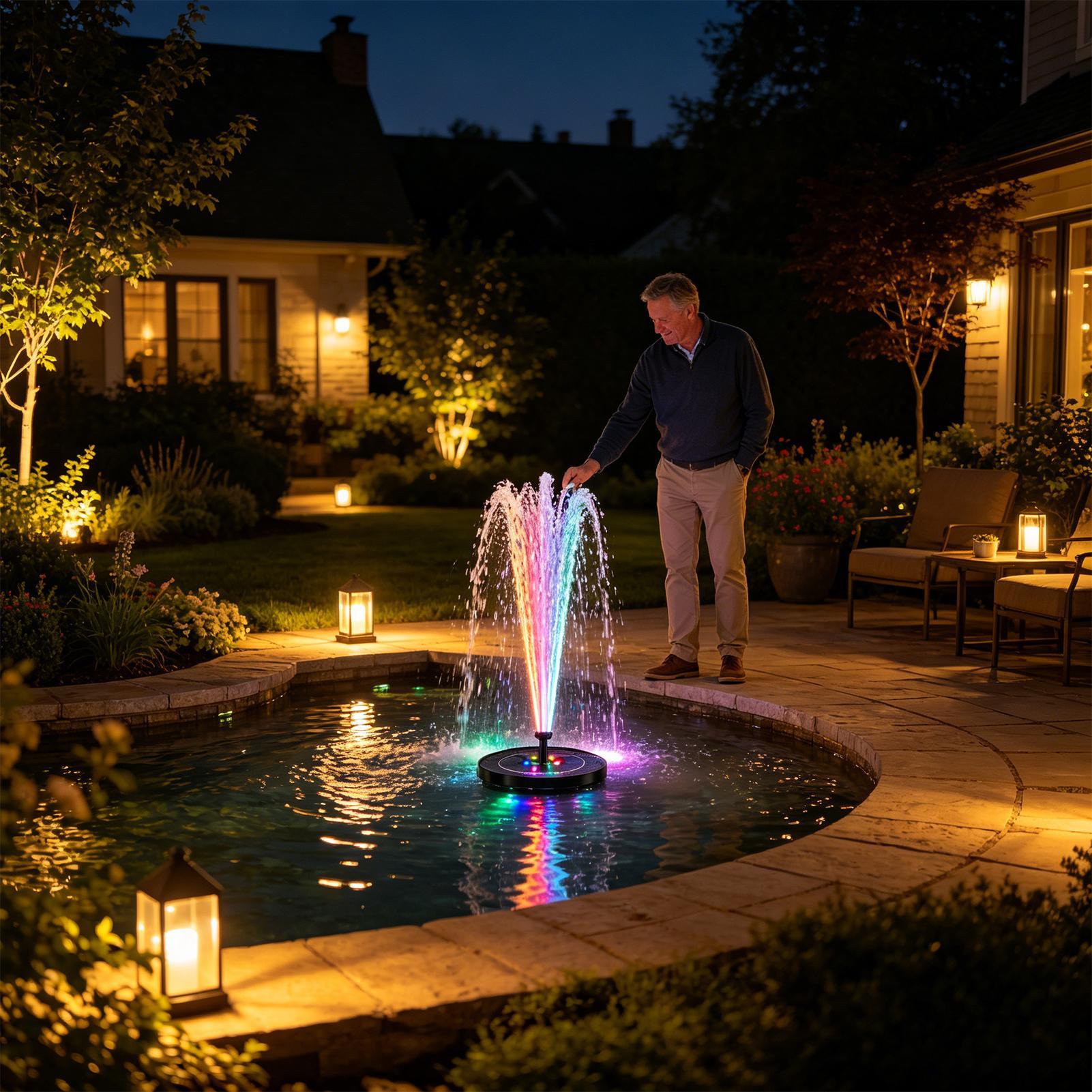 LED Işıklı Yüzen Güneş Enerjil - Outdoor Lighting Deck incelemesi ve fiyatı