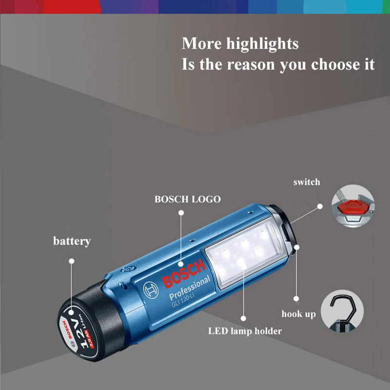 Bosch Şarj Edilebilir Işık GLI - Outdoor Lighting Diy incelemesi ve fiyatı