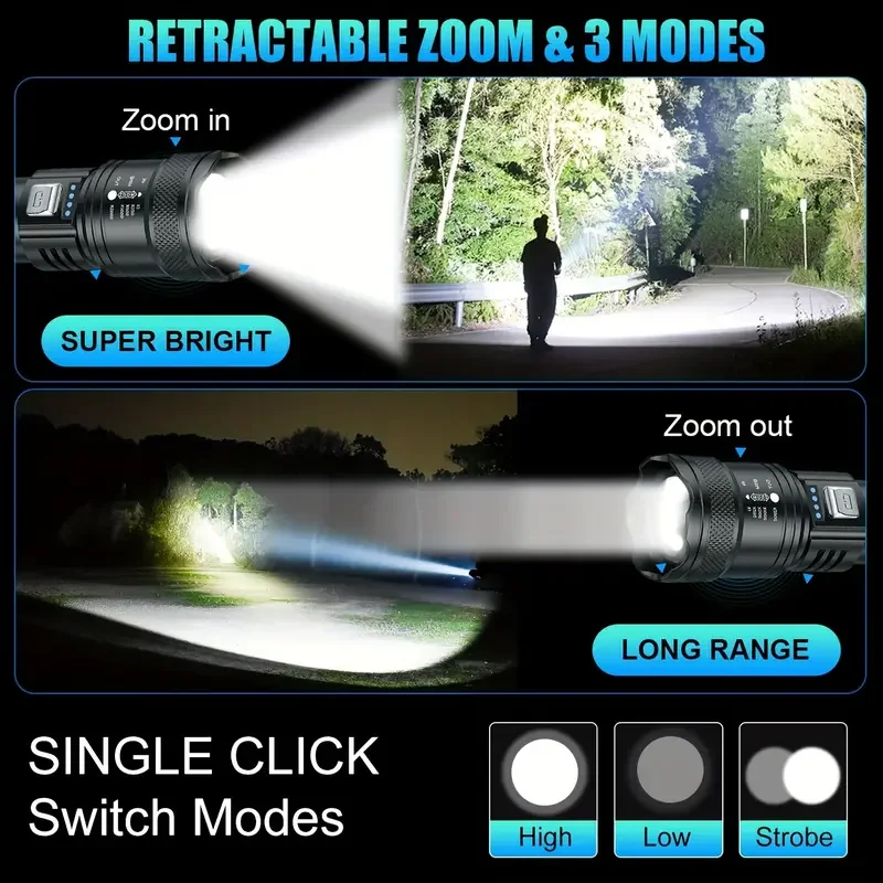 Taktik LED El Feneri 2000LM US - Outdoor Lighting Diy incelemesi ve fiyatı