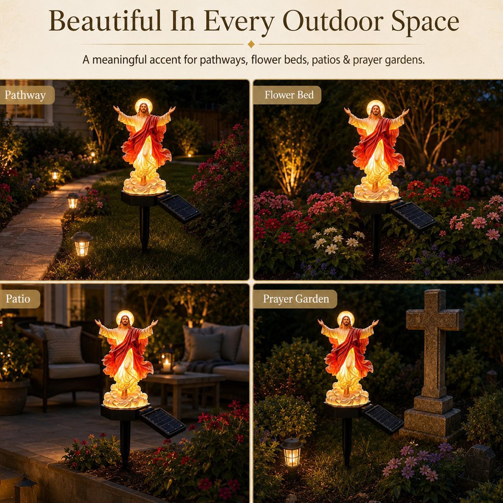 İsa Güneş Enerjili Işıklı Heyk - Outdoor Lighting Deck incelemesi ve fiyatı