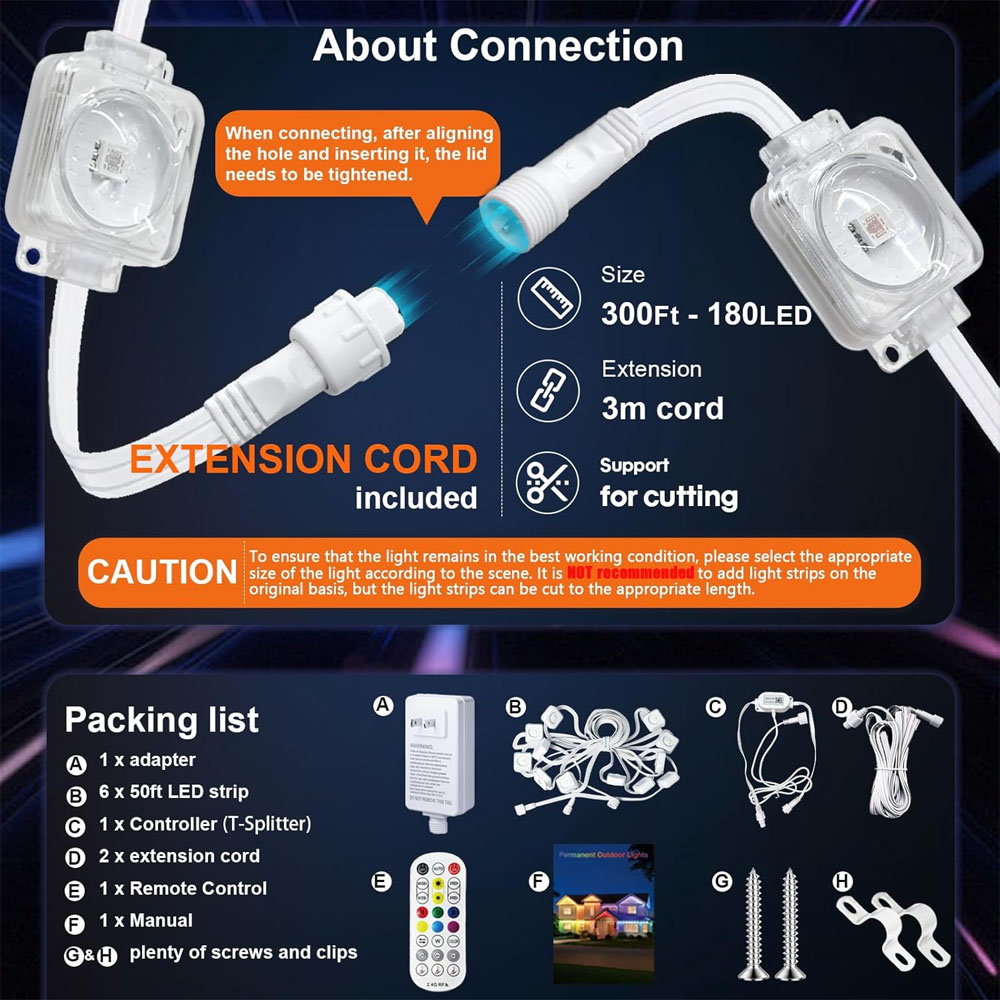 Bahçe Dekorasyonu için Kalıcı  - Outdoor Lighting Controller incelemesi ve fiyatı