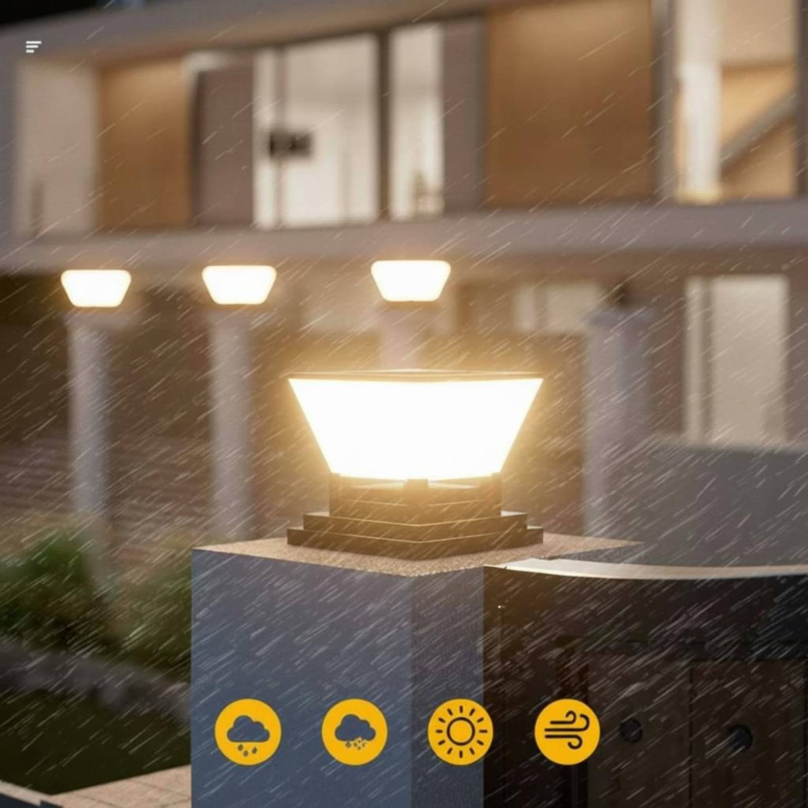 Güneş Enerjili Direk Lambası S - Outdoor Lighting For Fence incelemesi ve fiyatı